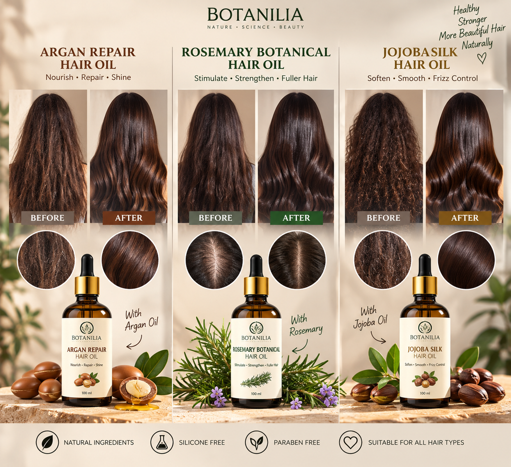 BOTANILIA The Hair Oil Trio